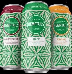Three Flavors of Hemptails on White Background