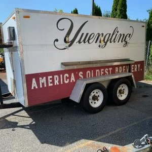 Parked Yuengling Trailer