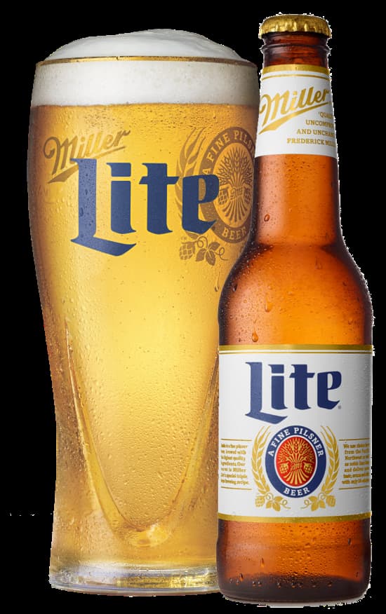 Miller Lite Heritage Style Beer Pint Glass 