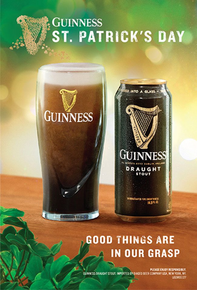 GUINNESS St Patrick's New GUINNESS Beer Mini Glass