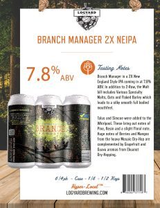 Branch Manager 2x NEIPA