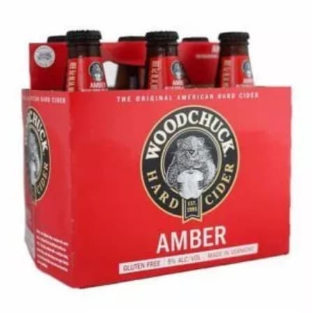 6-pack of Woodchuck hard cider