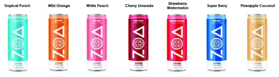 Zoa Energy Drink Lineup