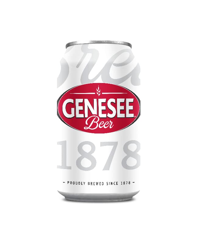 Single 12 ounce can of Genessee Beer
